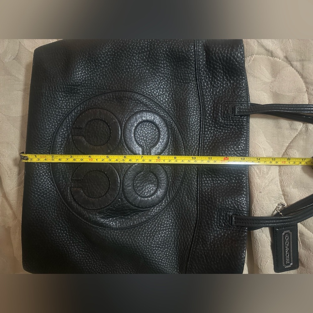Coach Black Leather Shoulder Bag - Picture 10 of 10